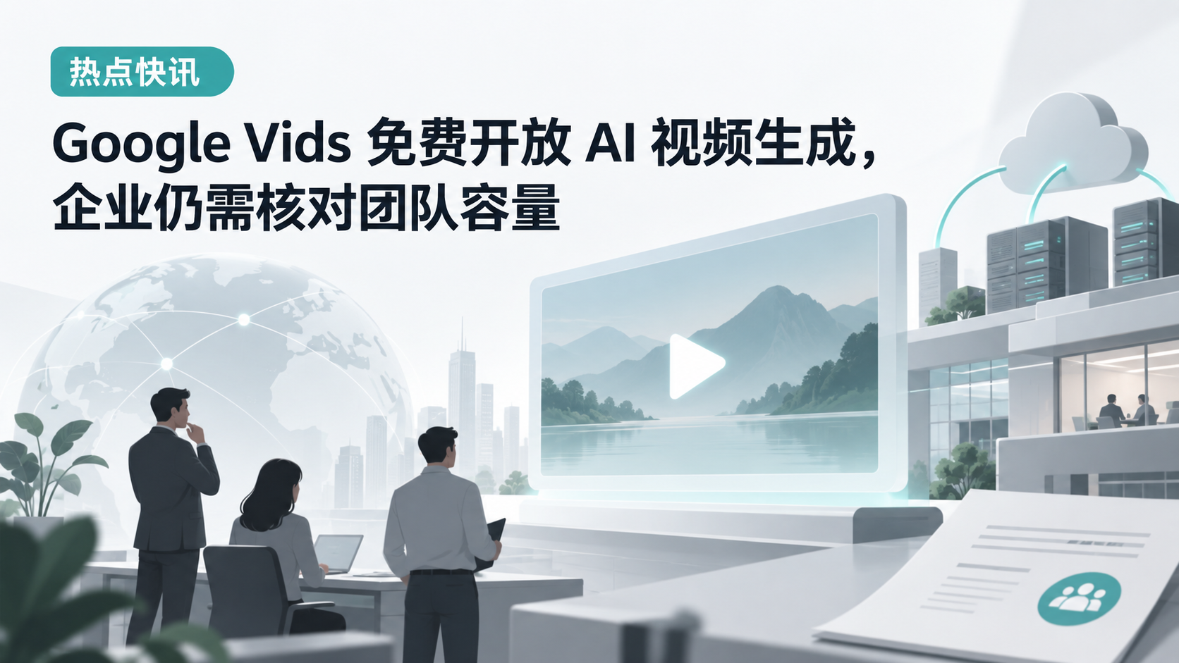 Google Vids 免费开放 AI 视频生成,企业仍需核对团队容量