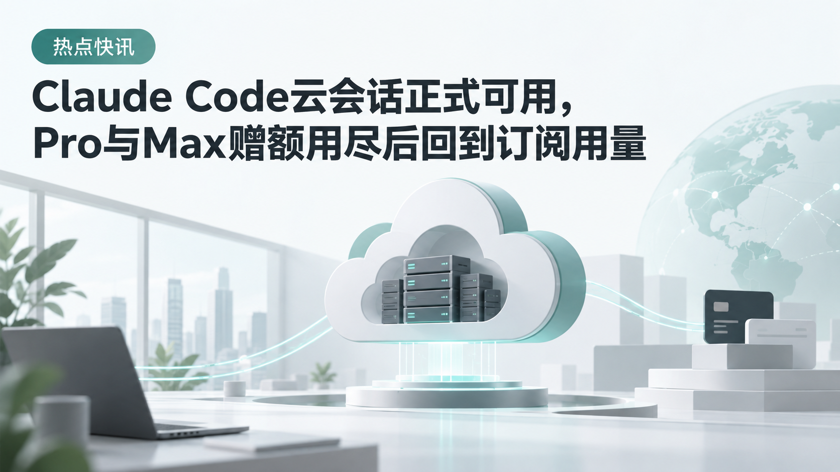 Claude Code云会话正式可用,Pro与Max赠额用尽后回到订阅用量